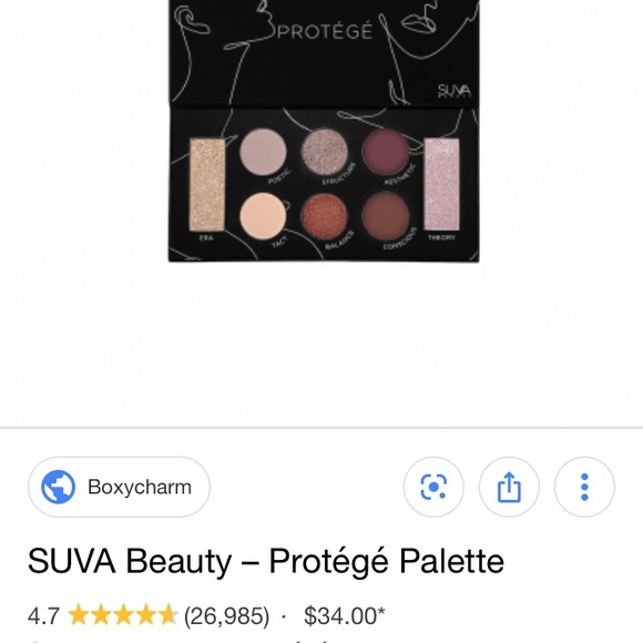 Suva Beauty Protégés Eyeshadow Palette - Picture 2 of 5